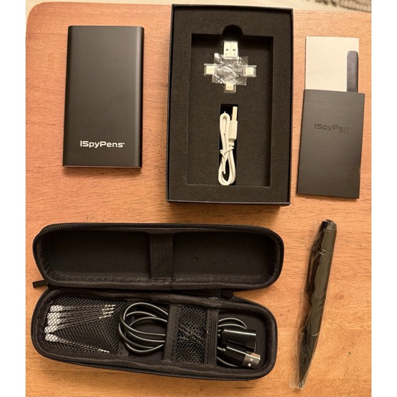 ISpyPen Pro 128GB High-Capacity Spy Pen +Plug & Play...